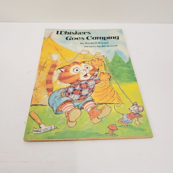 Vtg 1983 Whiskers Goes Camping By Martha P Howlett Book - Picture 4 of 5
